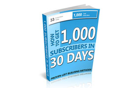 1,000 Subscribers in 30 Days