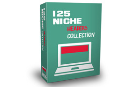 125 Niche Headers Collection