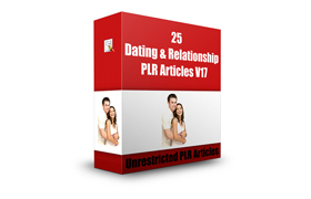25 Dating and Relationships PLR Articles V17