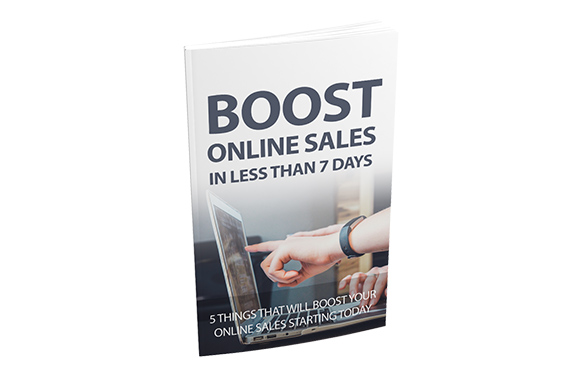 Boost Online Sales In Less Than 7 Days