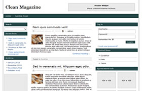 Clean Magazine Responsive WP Theme