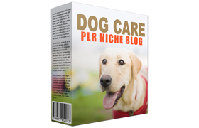 Dog Care PLR Niche Blog