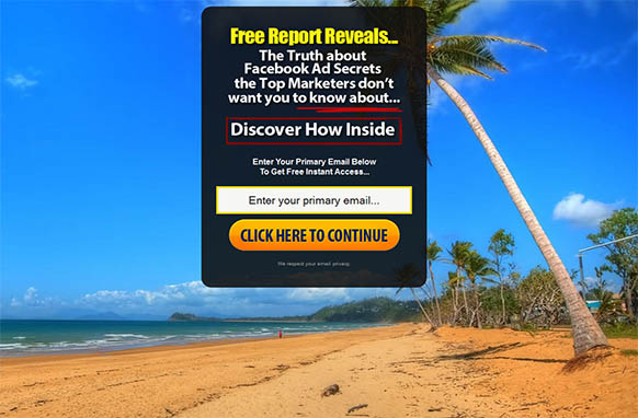 FB Ad Secrets Funnel HTML Squeeze Page Edition 3