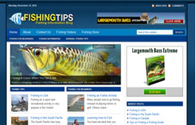Fishing WP Niche Theme