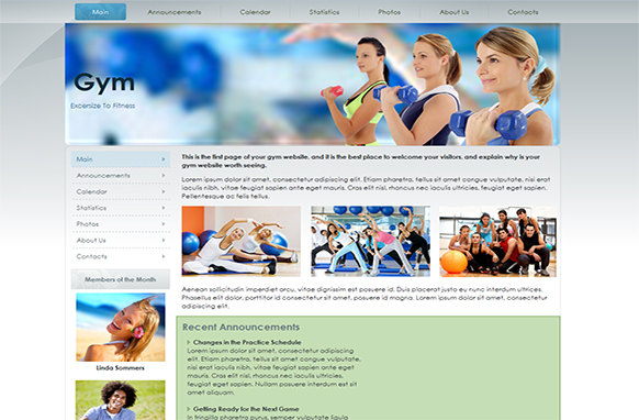Gym Fitness HTML Templates and WP Theme