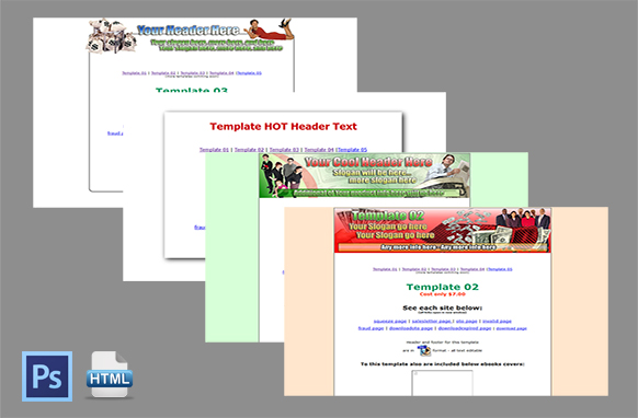 HTML PSD Website Templates Collection