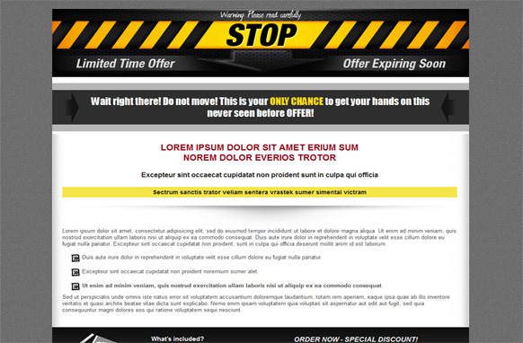 OTO HTML and PSD Squeeze Page Vol 3