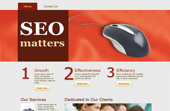 SEO Matters HTML Template and WP Theme