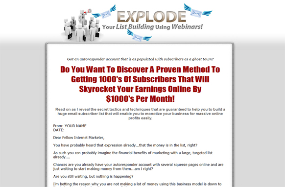 Explode Your List Building Using Webinars