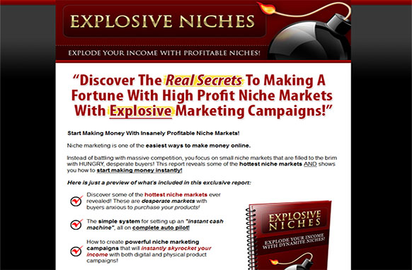 Explosive Niches