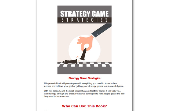 Strategy Game Strategies