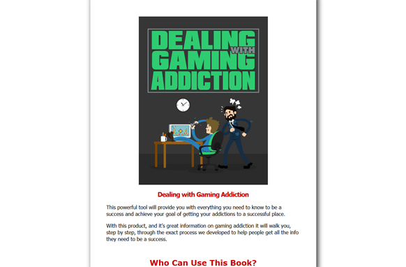 Dealing with Gaming Addiction