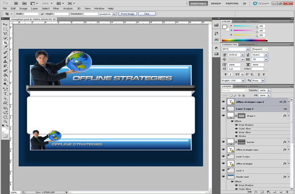 Offline HTML PSD Template Edition 2