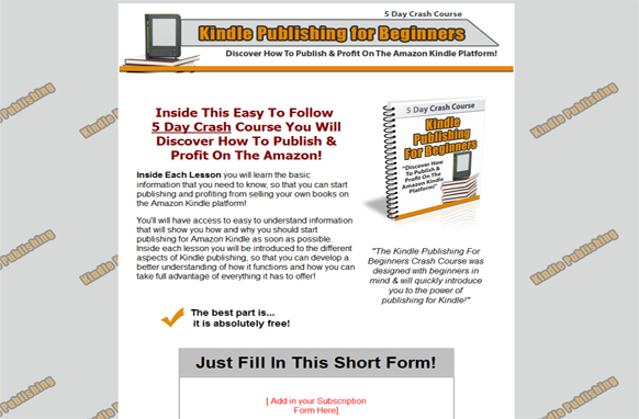 Kindle Publishing For Beginners
