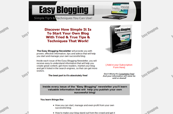Easy Blogging
