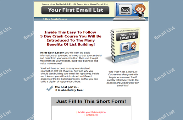 Your First Email List