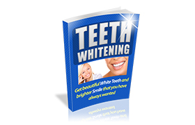 Teeth Whitening WP Ebook Template