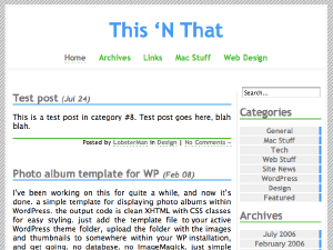 This N That WP Theme