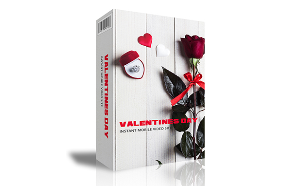 Valentines Day Instant Mobile Video Site
