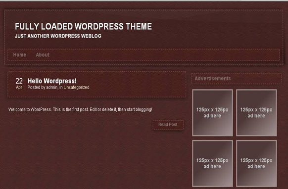 Velvet Leather WP Theme