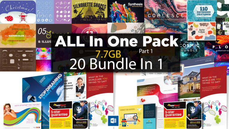 20 Graphics Templates Bundle In One Free Download Part 1 - PLRBuy