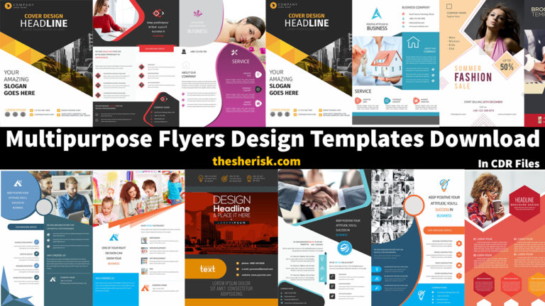 Multipurpose Flyer Design Templates Download In CDR Files - PLRBuy