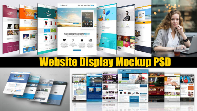 Website Display Mockup Templates Download For Photoshop - PLRBuy