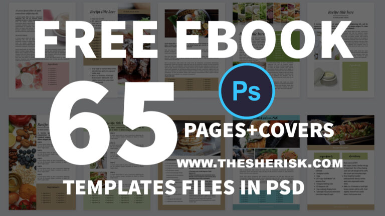 How To Create An Ebook In Photoshop And Templates Download In PSD Files ...